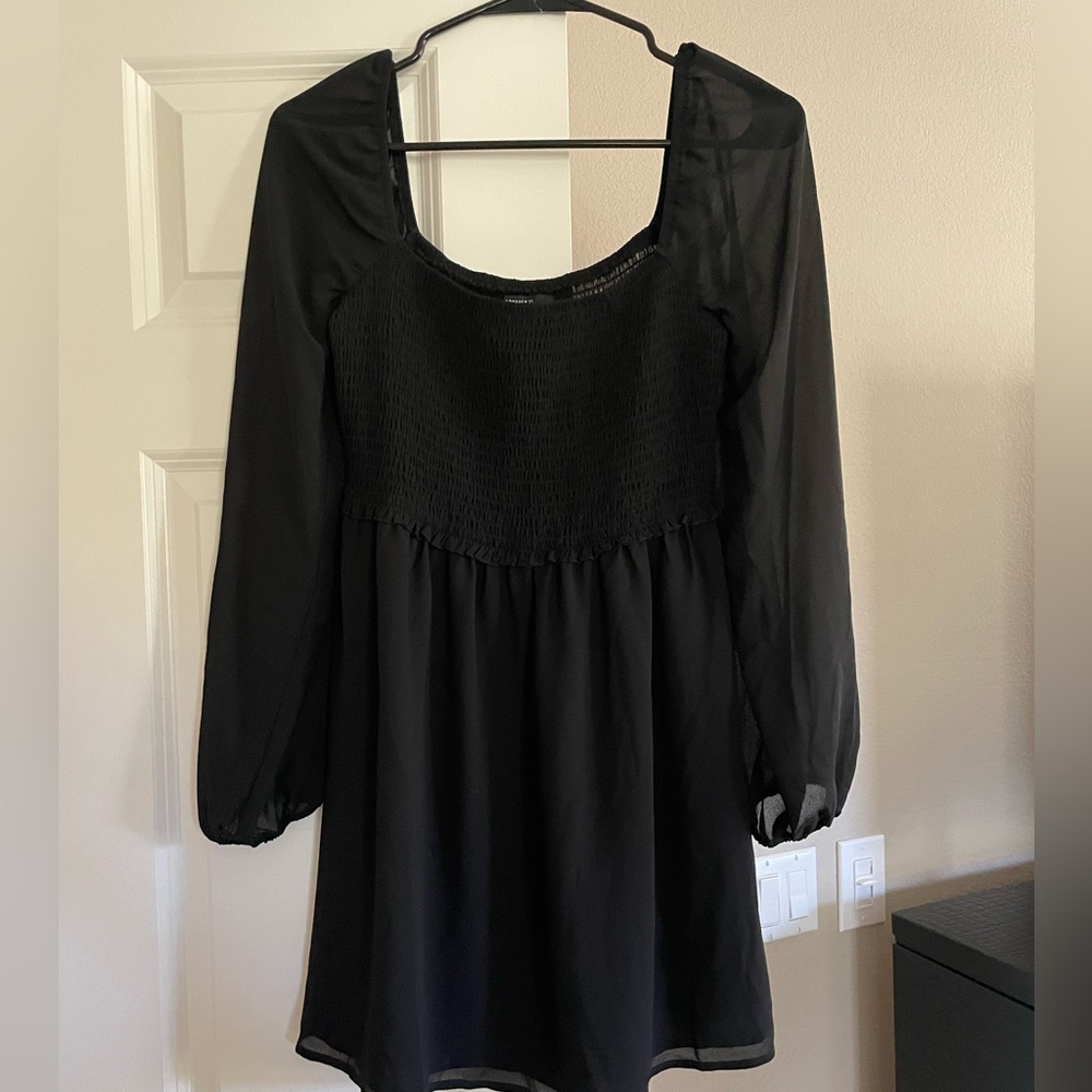 Cute Black babydoll dress